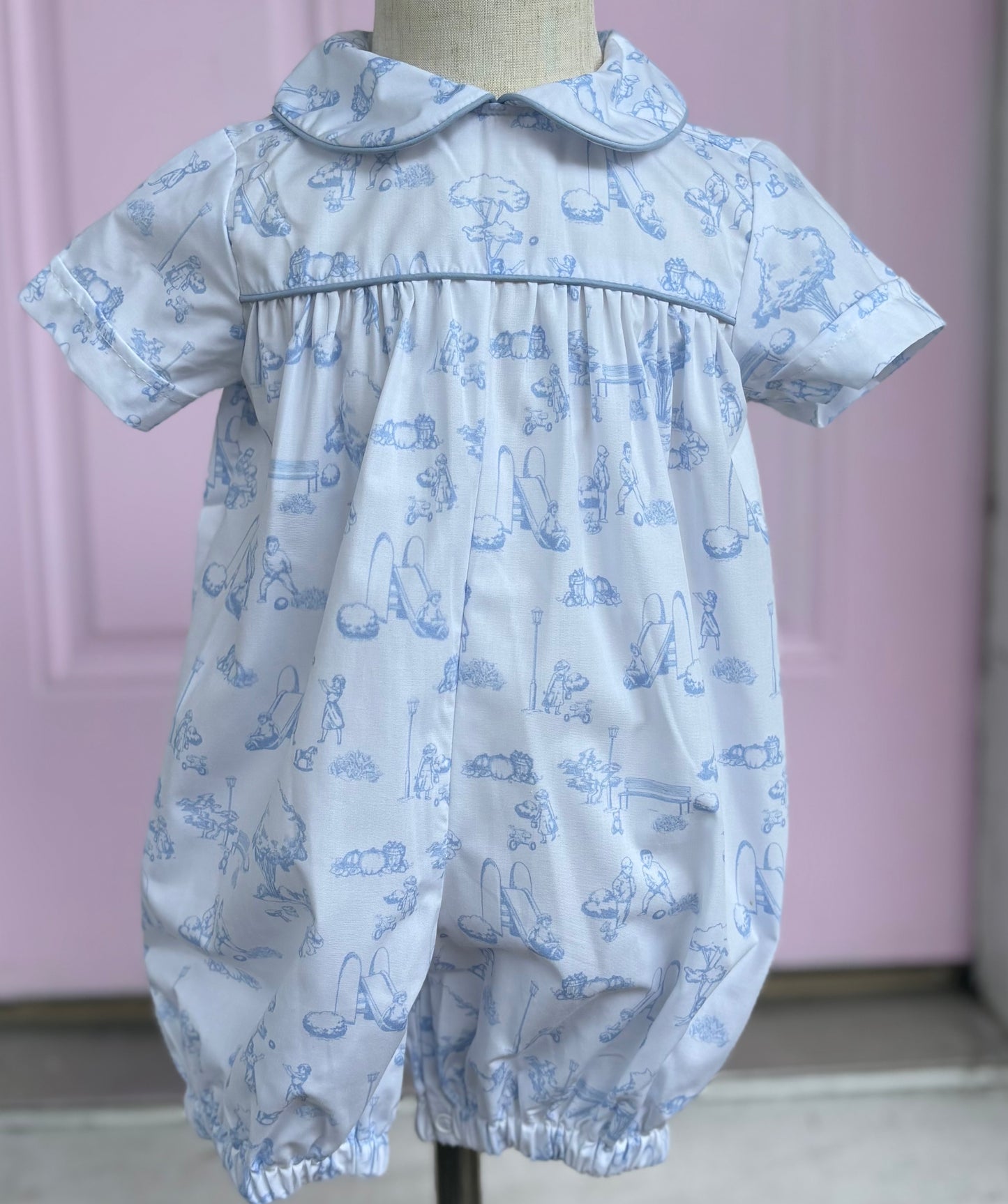 Toile de Jouy Blue Charles Short