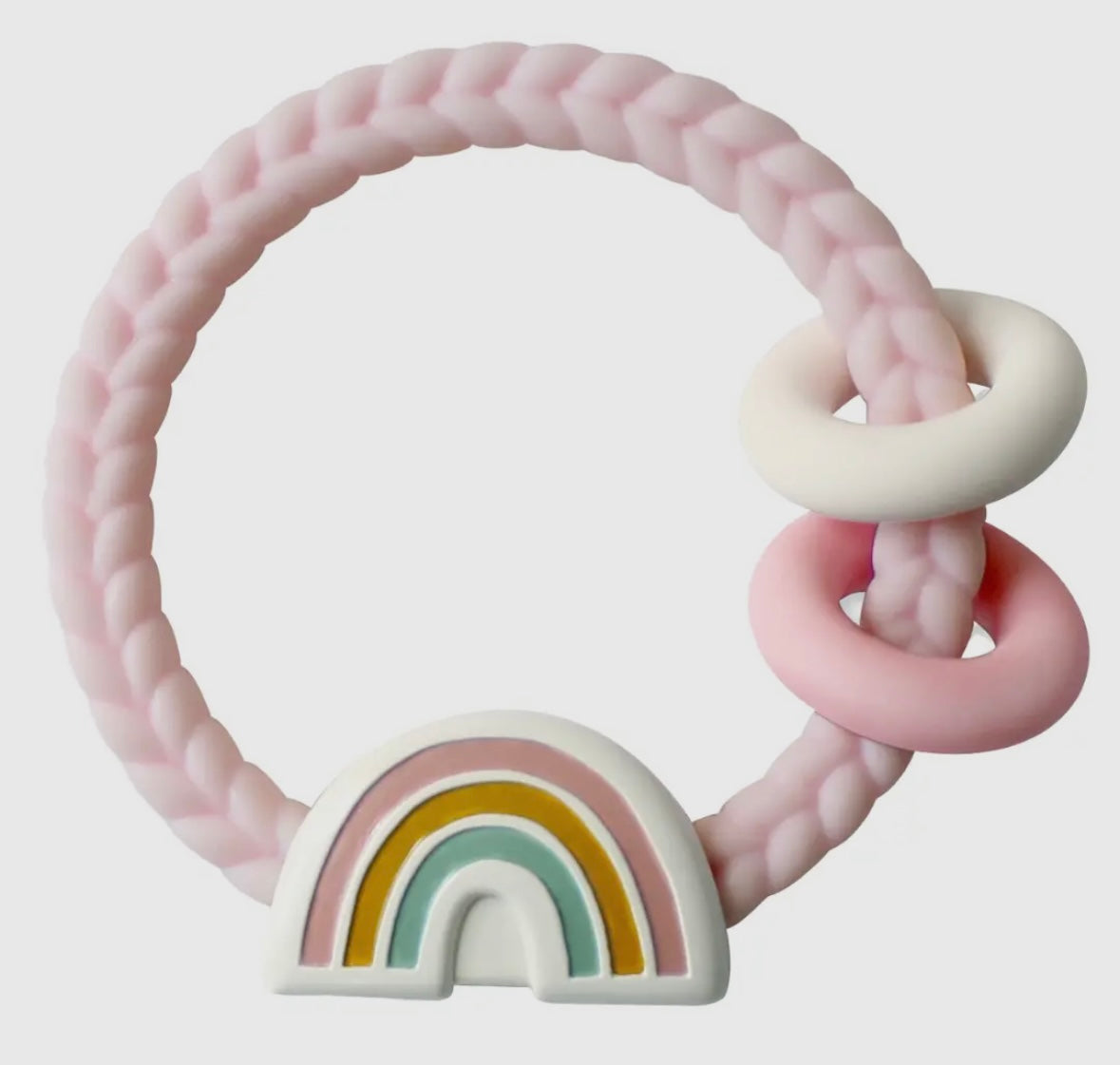 Rainbow Teething Rattle