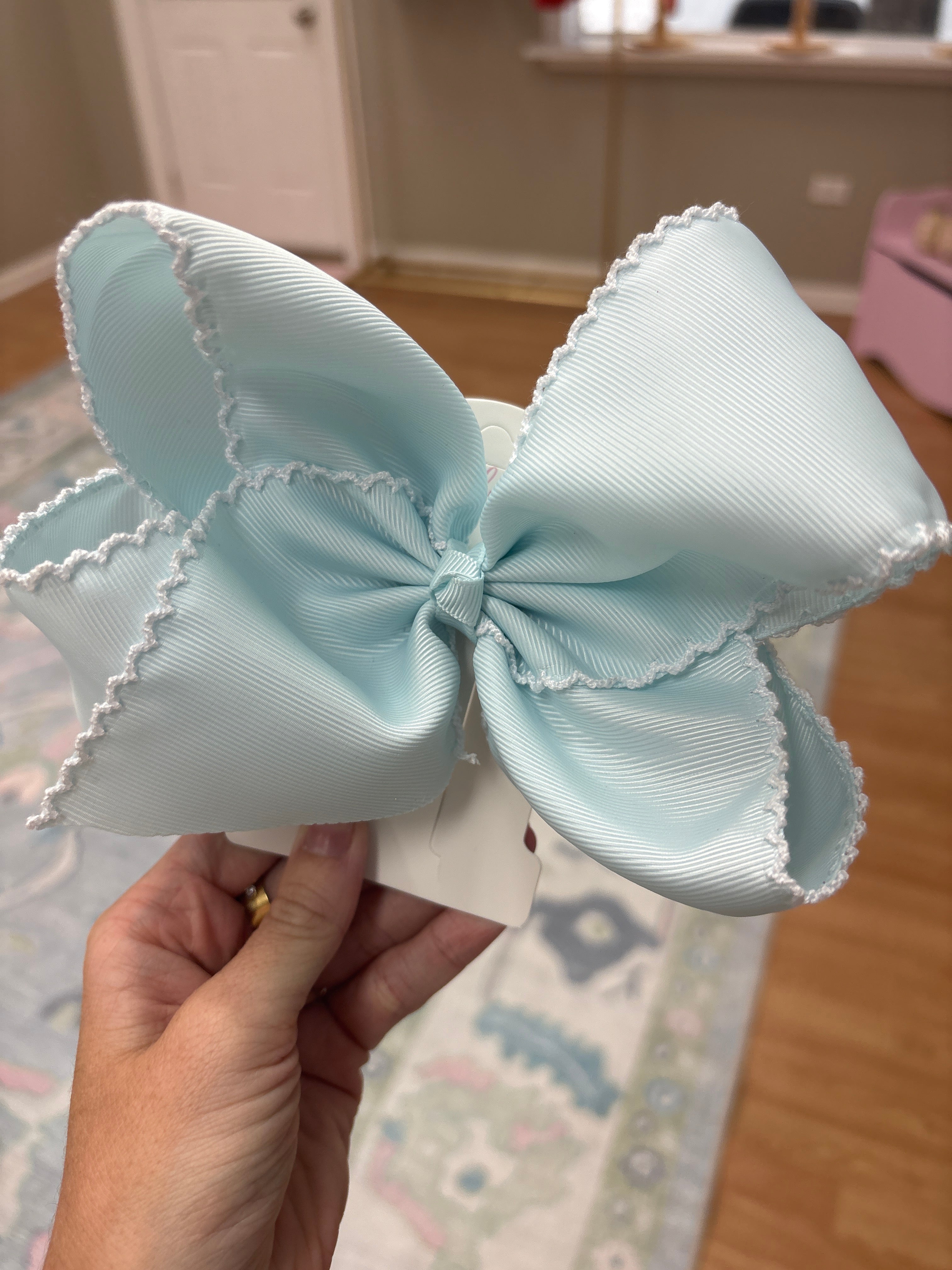 Light Ice Blue Hairbow