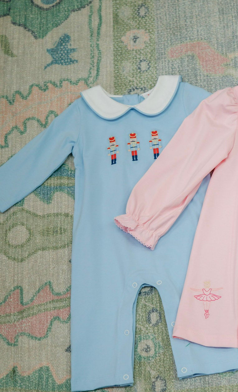 Boys Collar Nutcracker Romper