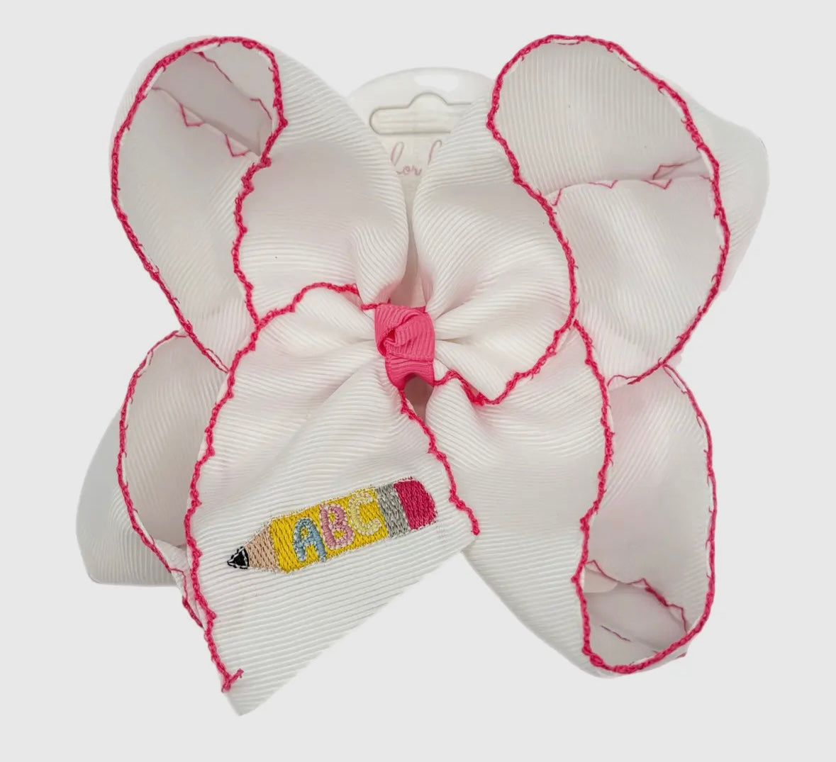 ABC Pencil Hairbow 5in