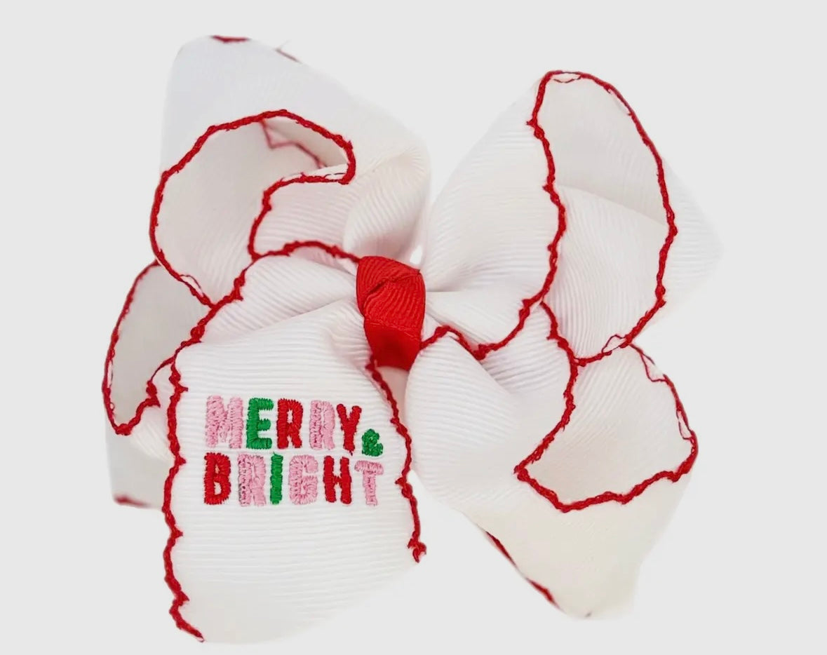 Merry and Bright 5.5” Bow