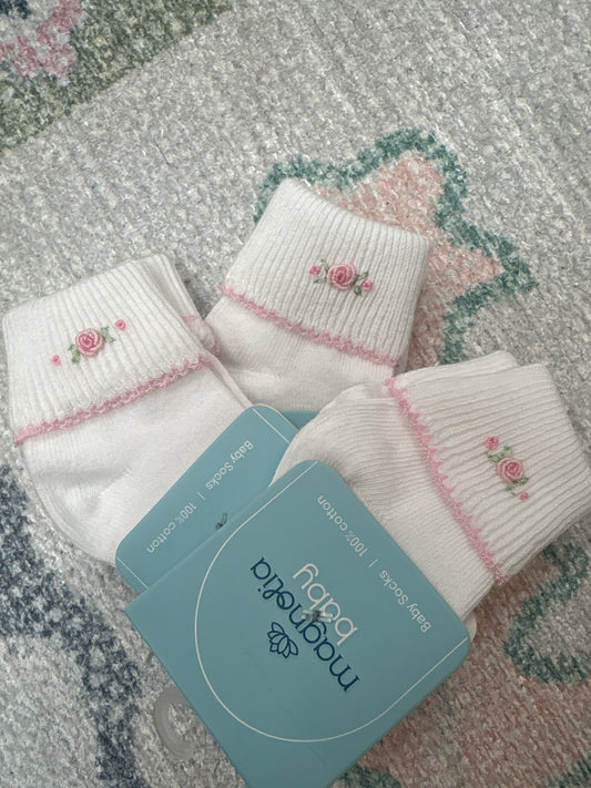 Rose Bud Socks