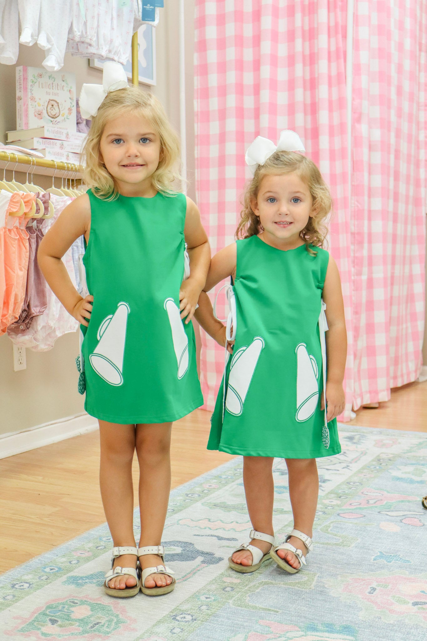 Lucy Game Day Dress - Kelly Green
