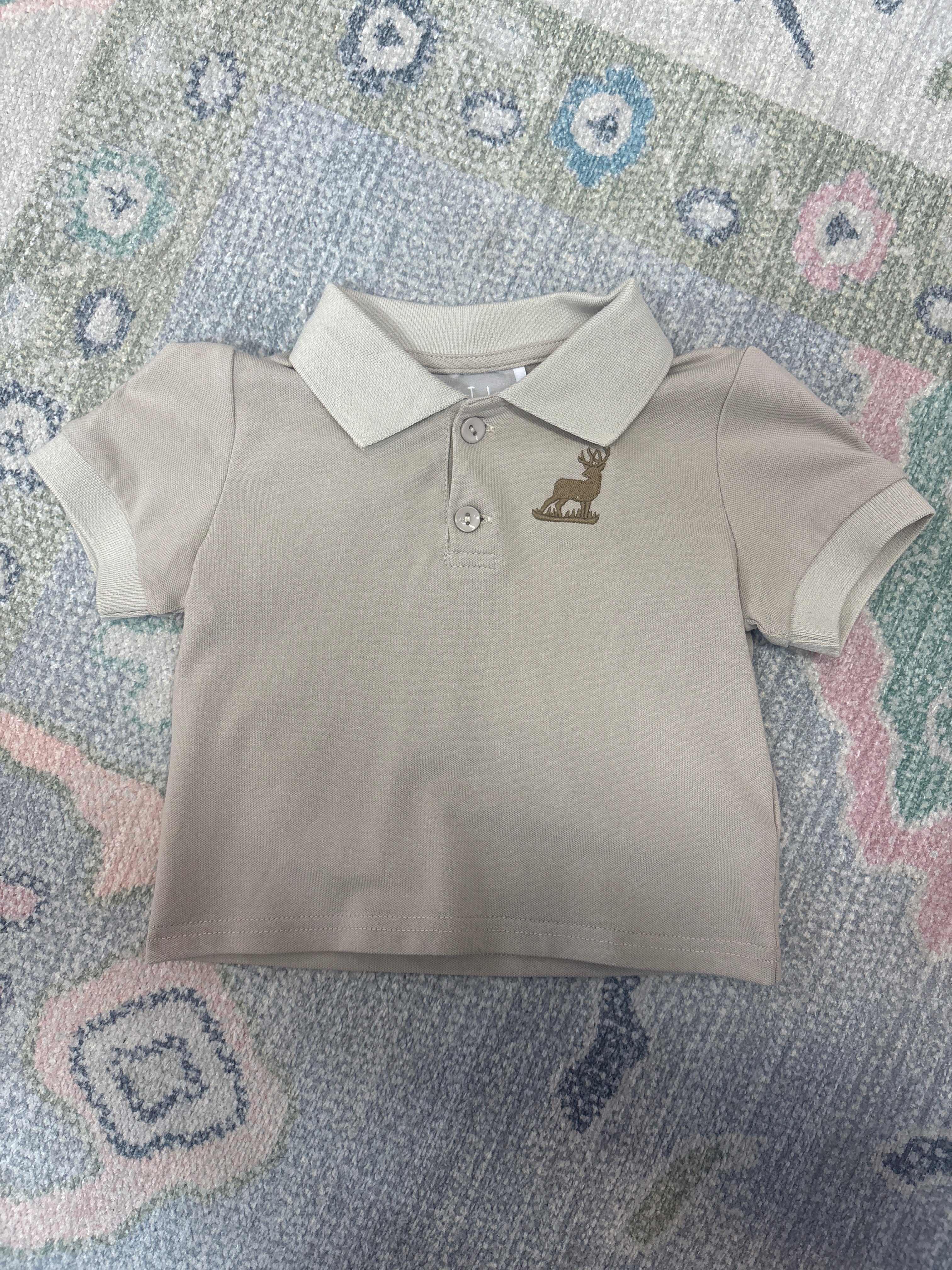 Khaki Buck Collared Shirt