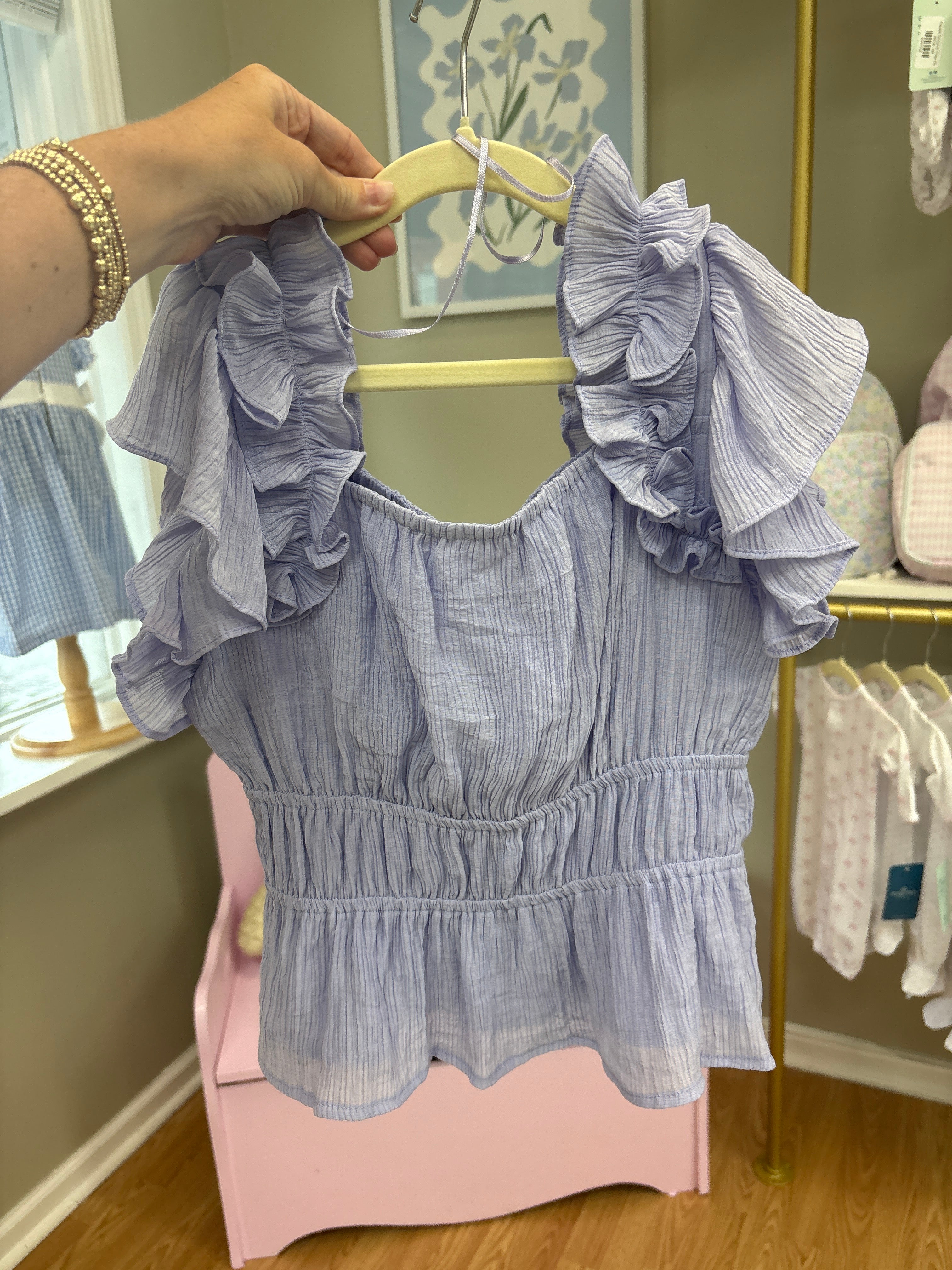 Tween Ruffle Top