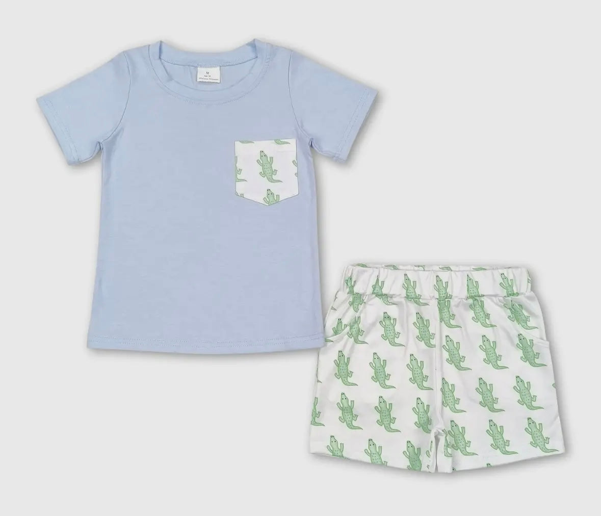 Boys Gator Set Short/Shirt