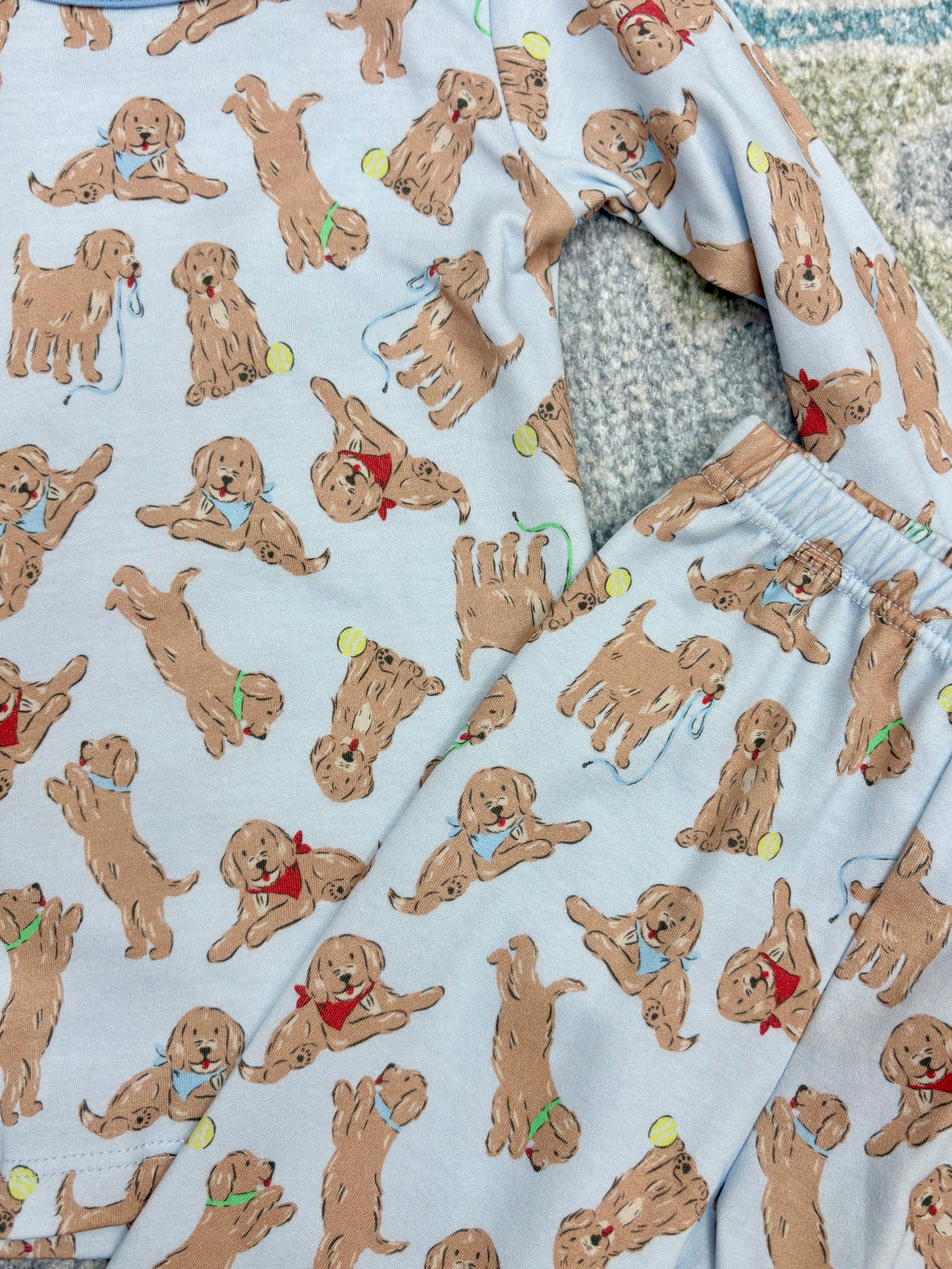 Golden Pup Pajamas