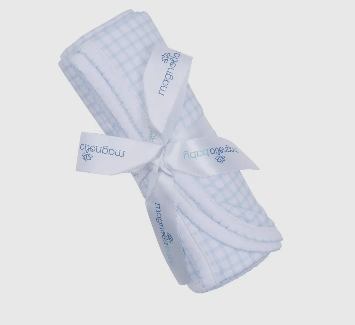 Peek-A-Boo Light Blue Receiving Blanket