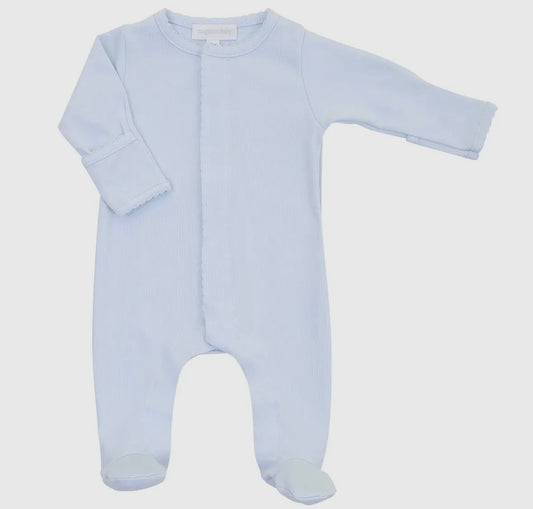 Essentials Solid Blue Footie