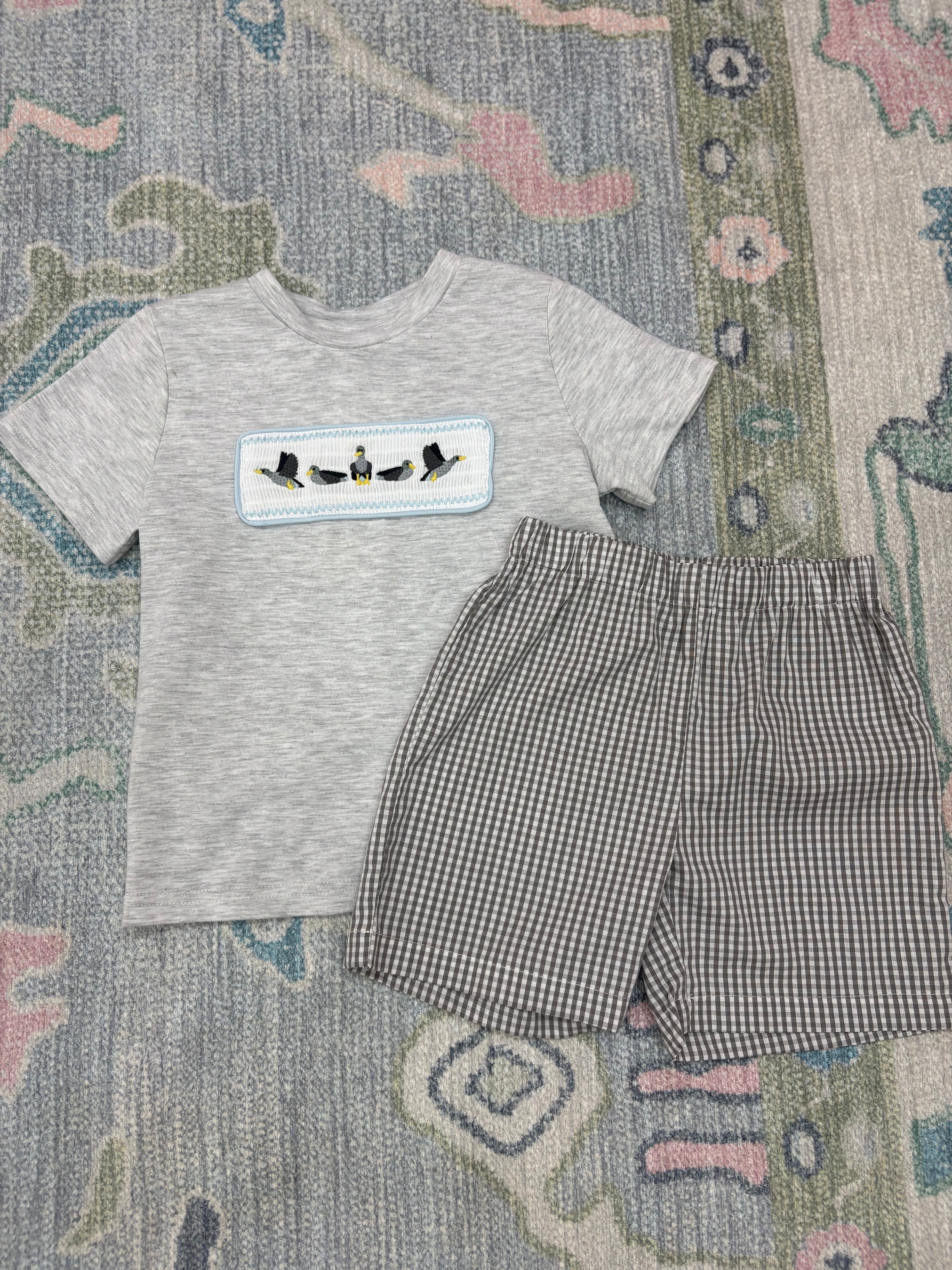 Gray Mallard Short Set