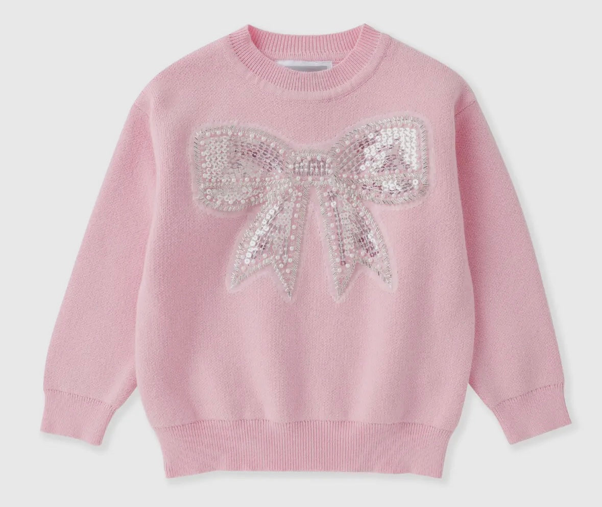 Girls Bow Sweater