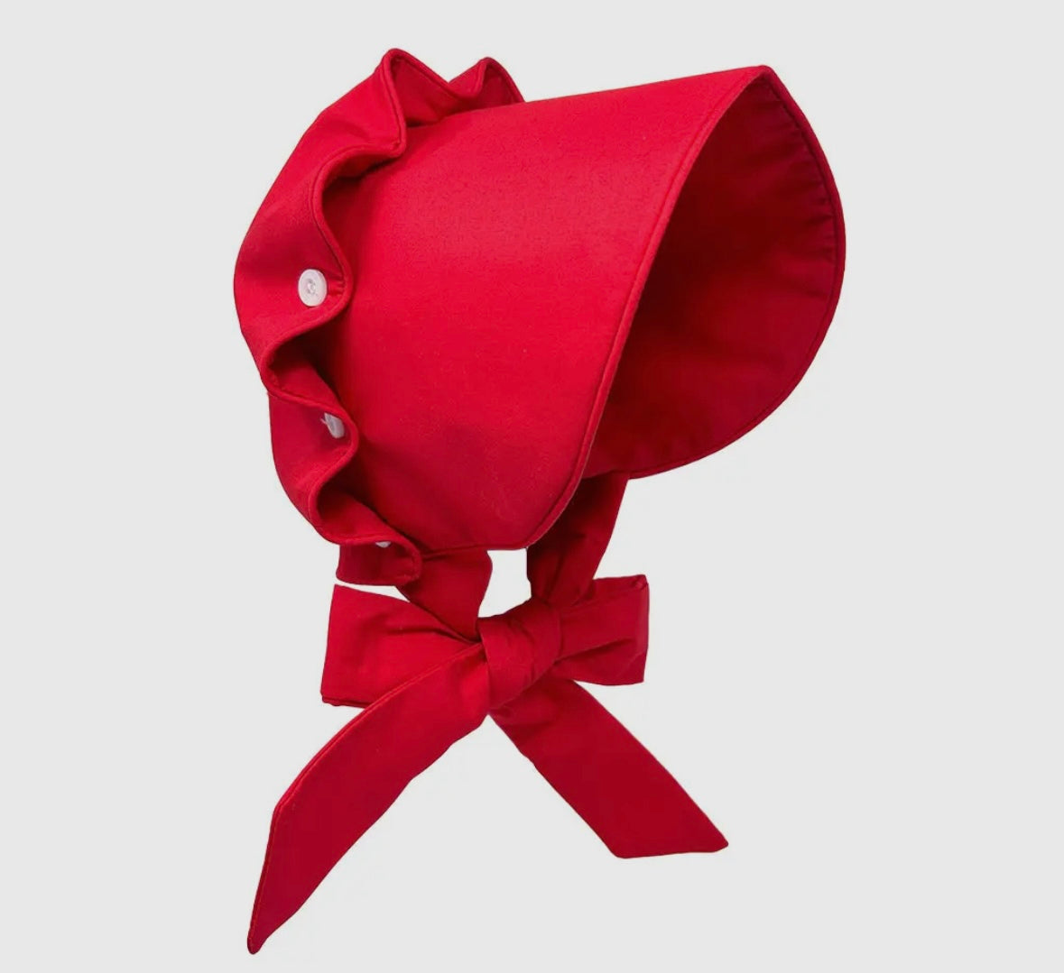 Carson Elizabeth Red Bonnet