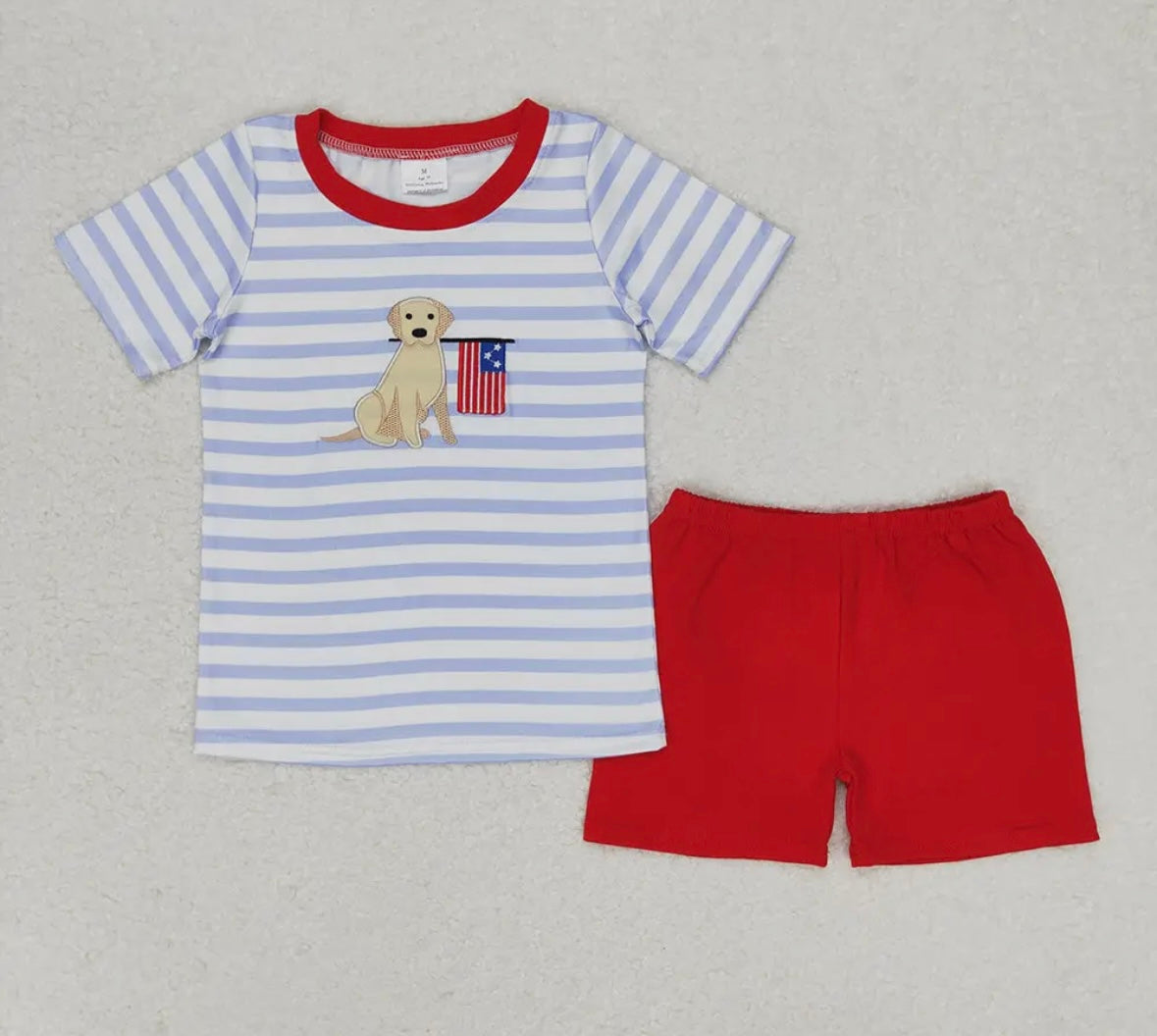 Yellow Lab USA Short/Shirt