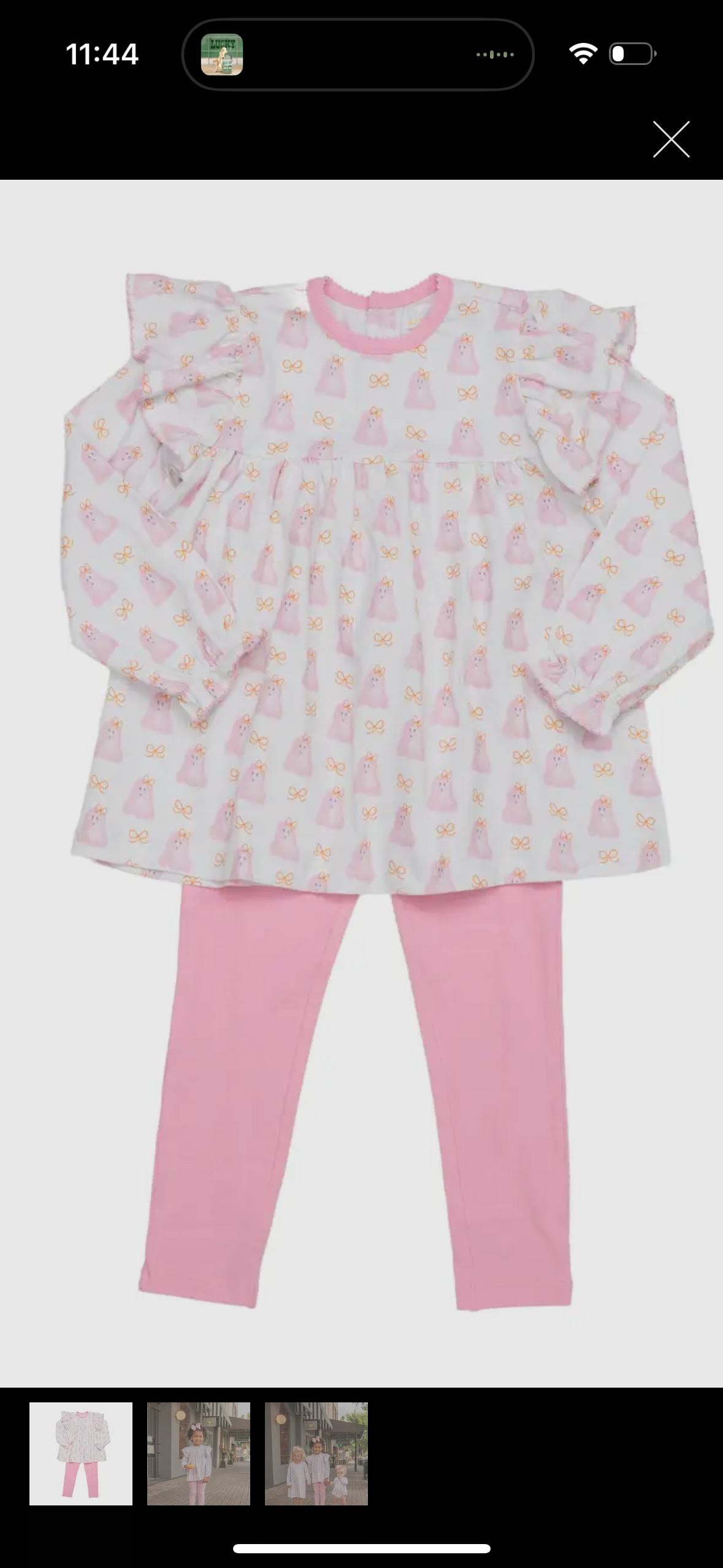 Reese Pink Ghostly Legging Set